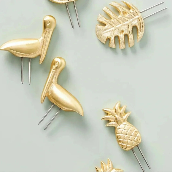 NWT Anthropologie Selva Corn on the Cob Holders Set of 3 - Picture 3 of 13